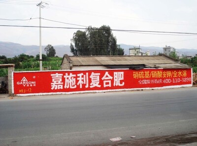 嘉施利復合肥云南墻體廣告
