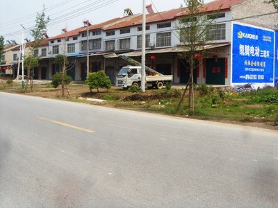 凱騎電動(dòng)三輪車鄉(xiāng)鎮(zhèn)墻體廣告